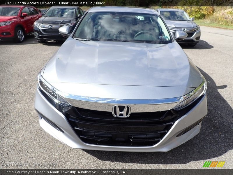 Lunar Silver Metallic / Black 2020 Honda Accord EX Sedan