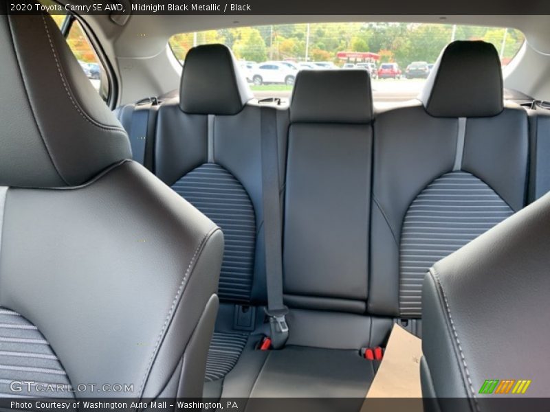 Midnight Black Metallic / Black 2020 Toyota Camry SE AWD