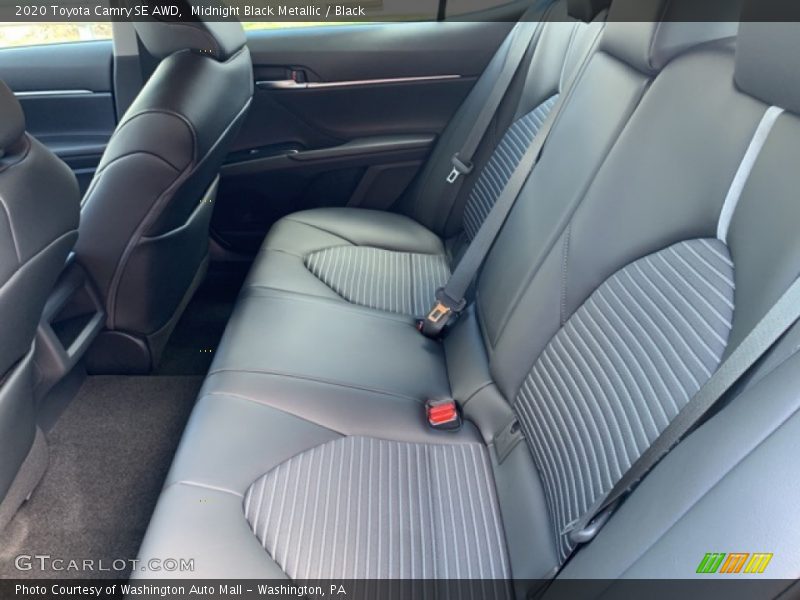 Midnight Black Metallic / Black 2020 Toyota Camry SE AWD