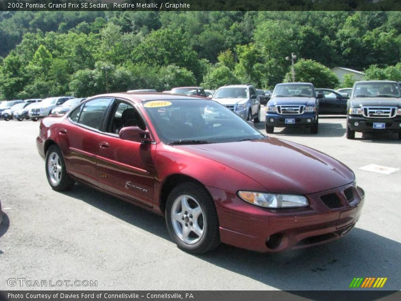 Redfire Metallic / Graphite 2002 Pontiac Grand Prix SE Sedan
