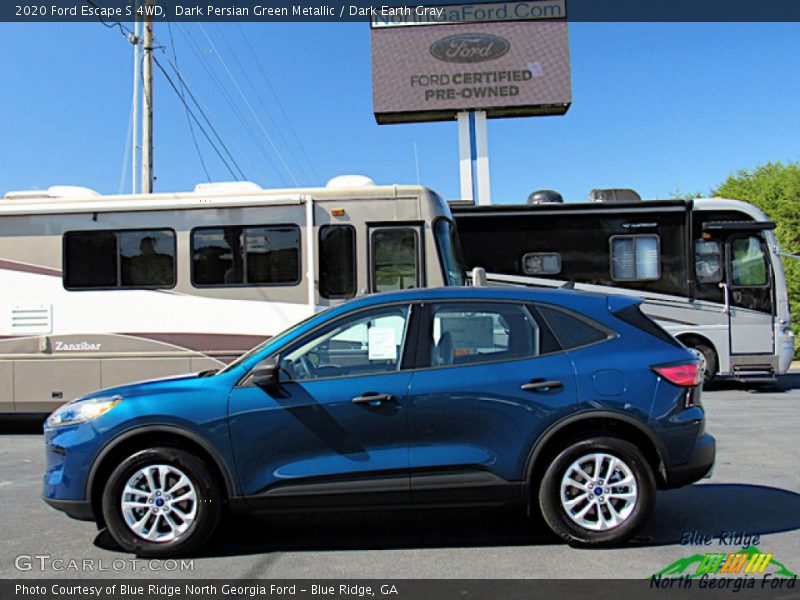 Dark Persian Green Metallic / Dark Earth Gray 2020 Ford Escape S 4WD