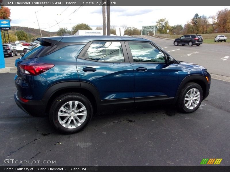 Pacific Blue Metallic / Jet Black 2021 Chevrolet TrailBlazer LS AWD