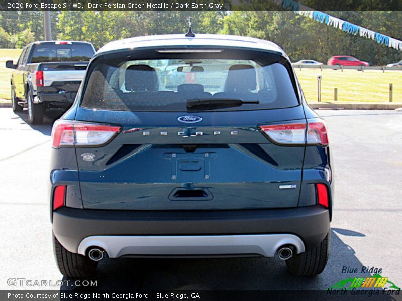 Dark Persian Green Metallic / Dark Earth Gray 2020 Ford Escape S 4WD