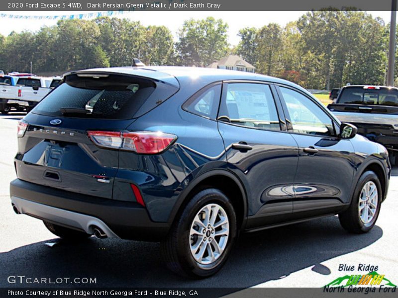 Dark Persian Green Metallic / Dark Earth Gray 2020 Ford Escape S 4WD