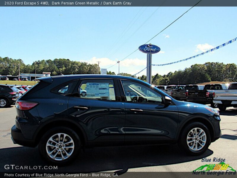 Dark Persian Green Metallic / Dark Earth Gray 2020 Ford Escape S 4WD