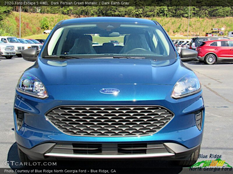 Dark Persian Green Metallic / Dark Earth Gray 2020 Ford Escape S 4WD