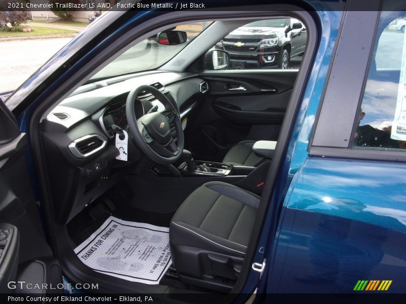 Pacific Blue Metallic / Jet Black 2021 Chevrolet TrailBlazer LS AWD