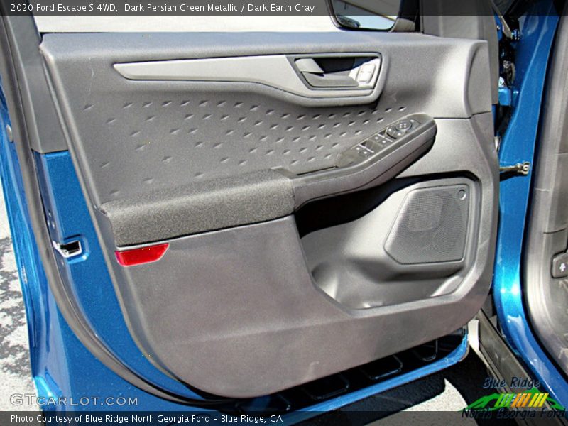 Dark Persian Green Metallic / Dark Earth Gray 2020 Ford Escape S 4WD
