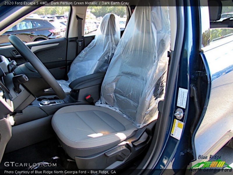 Dark Persian Green Metallic / Dark Earth Gray 2020 Ford Escape S 4WD