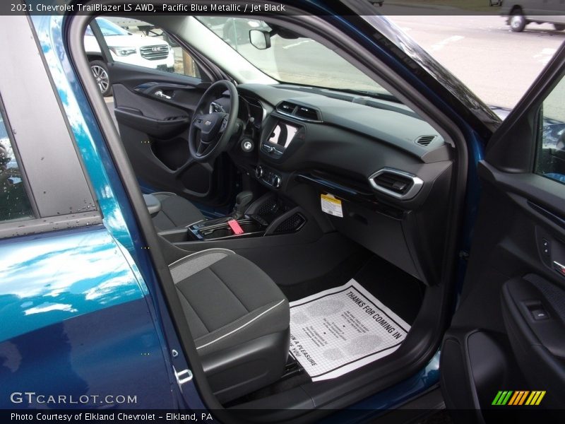 Pacific Blue Metallic / Jet Black 2021 Chevrolet TrailBlazer LS AWD
