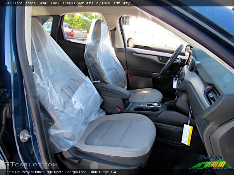 Dark Persian Green Metallic / Dark Earth Gray 2020 Ford Escape S 4WD