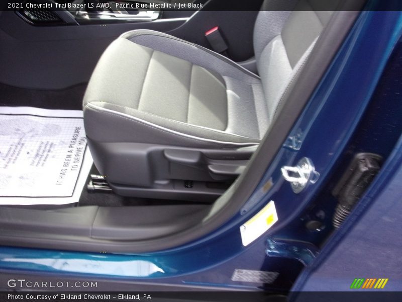 Pacific Blue Metallic / Jet Black 2021 Chevrolet TrailBlazer LS AWD