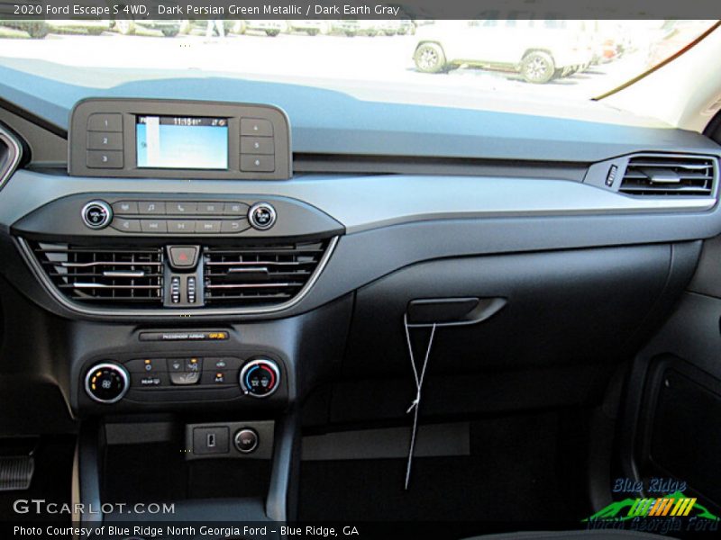 Dark Persian Green Metallic / Dark Earth Gray 2020 Ford Escape S 4WD