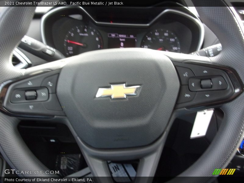 Pacific Blue Metallic / Jet Black 2021 Chevrolet TrailBlazer LS AWD