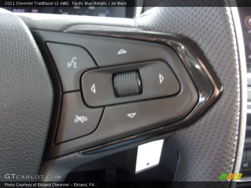 Pacific Blue Metallic / Jet Black 2021 Chevrolet TrailBlazer LS AWD
