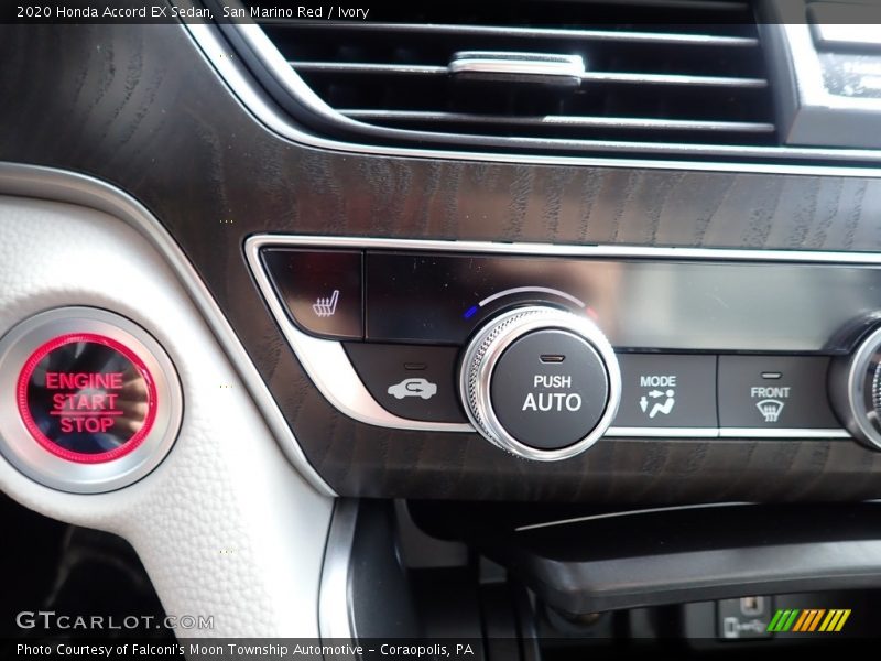 San Marino Red / Ivory 2020 Honda Accord EX Sedan