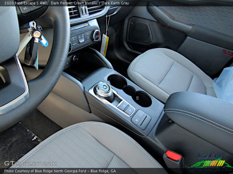 Dark Persian Green Metallic / Dark Earth Gray 2020 Ford Escape S 4WD