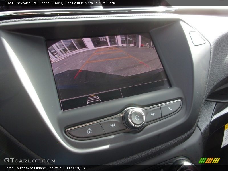 Pacific Blue Metallic / Jet Black 2021 Chevrolet TrailBlazer LS AWD
