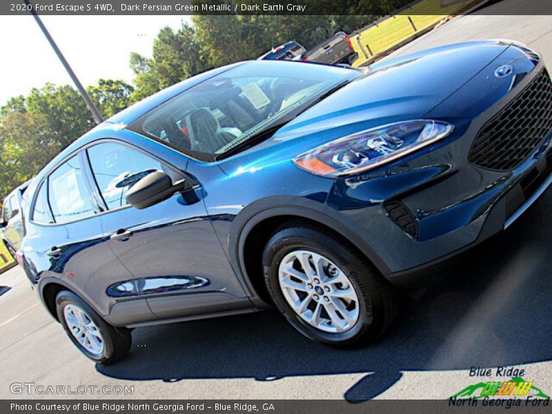 Dark Persian Green Metallic / Dark Earth Gray 2020 Ford Escape S 4WD