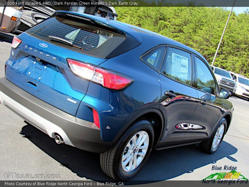 Dark Persian Green Metallic / Dark Earth Gray 2020 Ford Escape S 4WD
