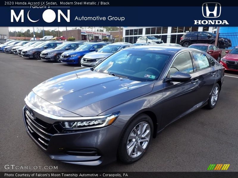 Modern Steel Metallic / Black 2020 Honda Accord LX Sedan