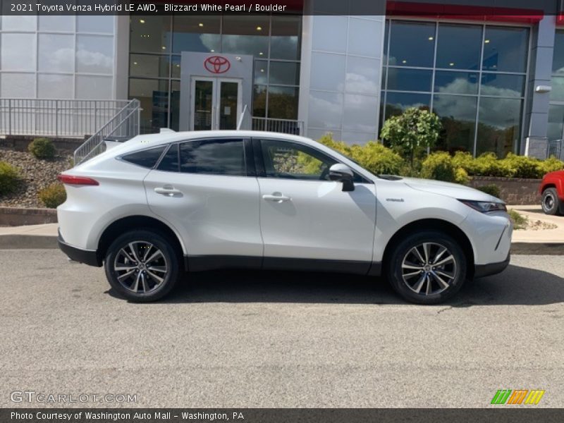  2021 Venza Hybrid LE AWD Blizzard White Pearl