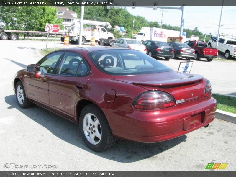 Redfire Metallic / Graphite 2002 Pontiac Grand Prix SE Sedan