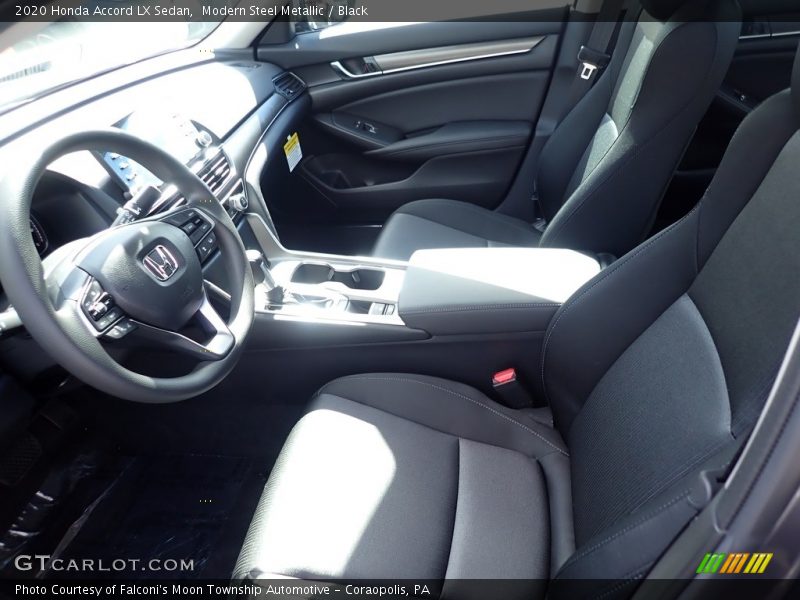 Modern Steel Metallic / Black 2020 Honda Accord LX Sedan