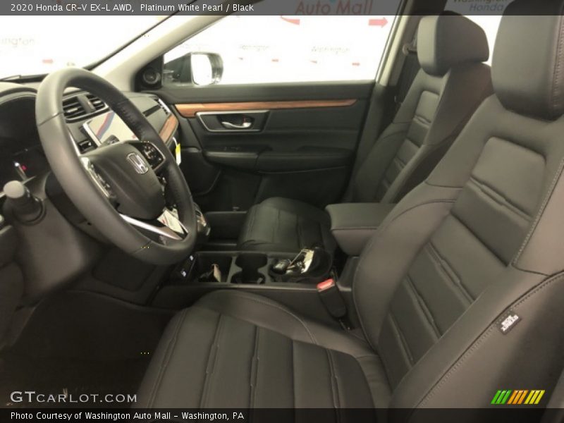 Platinum White Pearl / Black 2020 Honda CR-V EX-L AWD