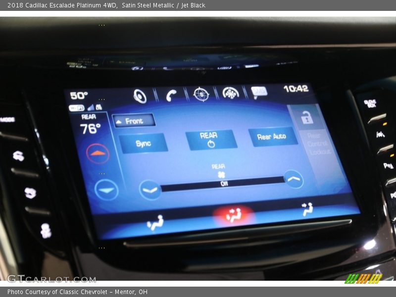 Controls of 2018 Escalade Platinum 4WD