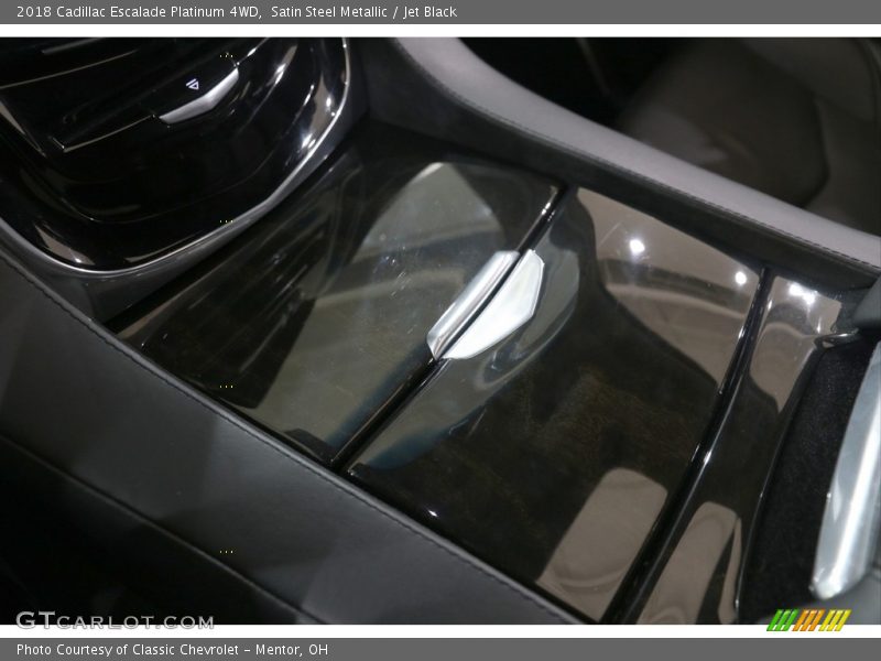 Satin Steel Metallic / Jet Black 2018 Cadillac Escalade Platinum 4WD