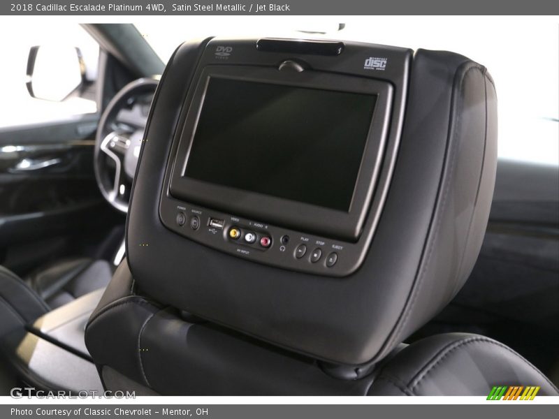 Satin Steel Metallic / Jet Black 2018 Cadillac Escalade Platinum 4WD