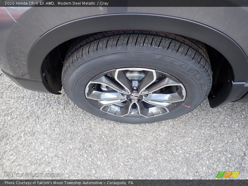 Modern Steel Metallic / Gray 2020 Honda CR-V EX AWD