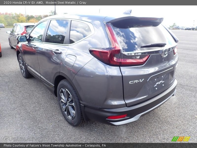 Modern Steel Metallic / Gray 2020 Honda CR-V EX AWD