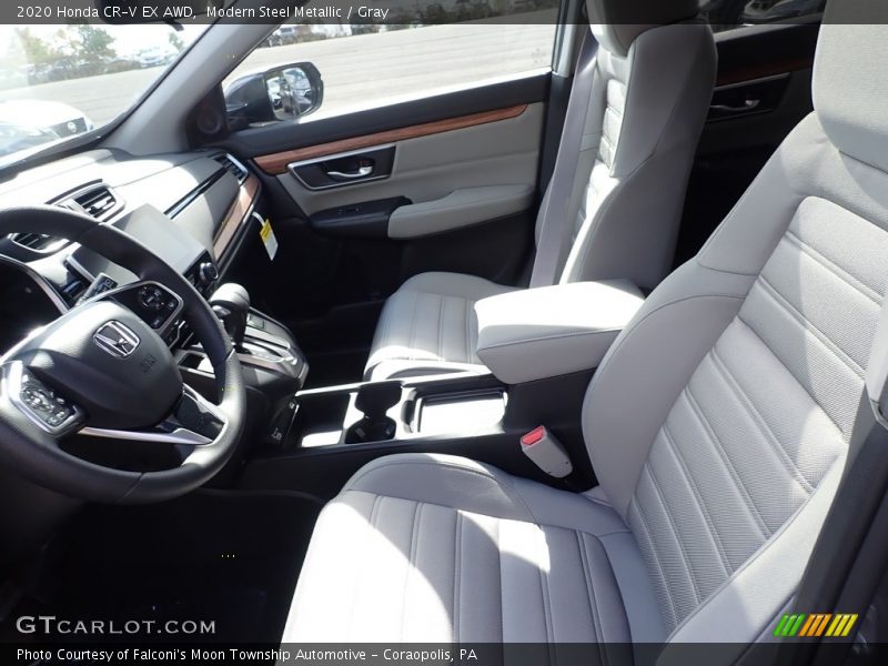Modern Steel Metallic / Gray 2020 Honda CR-V EX AWD