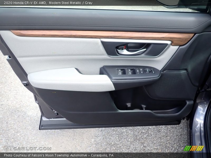 Modern Steel Metallic / Gray 2020 Honda CR-V EX AWD