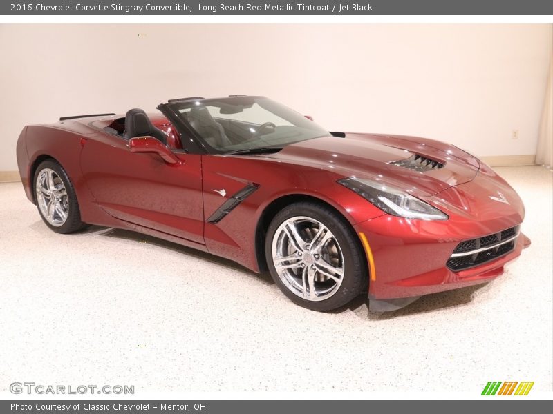 Long Beach Red Metallic Tintcoat / Jet Black 2016 Chevrolet Corvette Stingray Convertible