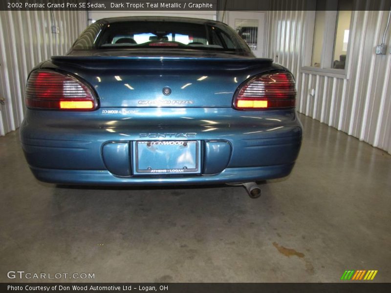 Dark Tropic Teal Metallic / Graphite 2002 Pontiac Grand Prix SE Sedan