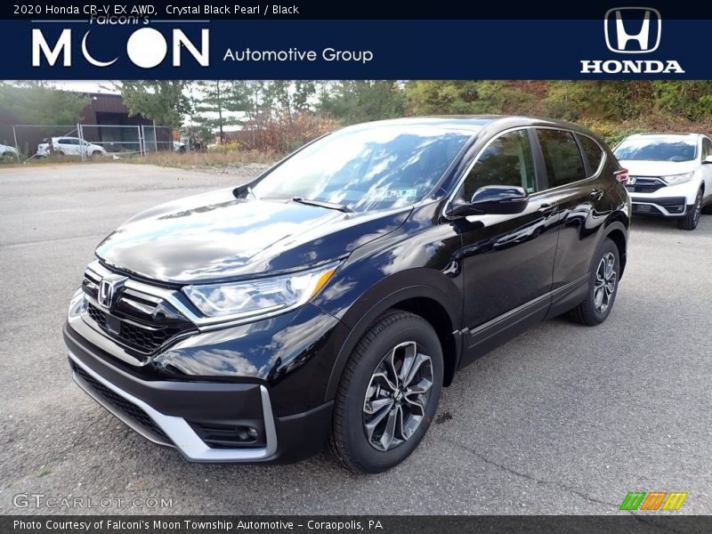 Crystal Black Pearl / Black 2020 Honda CR-V EX AWD