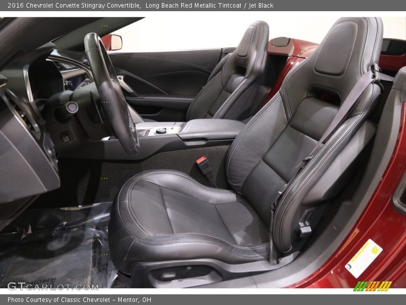Front Seat of 2016 Corvette Stingray Convertible