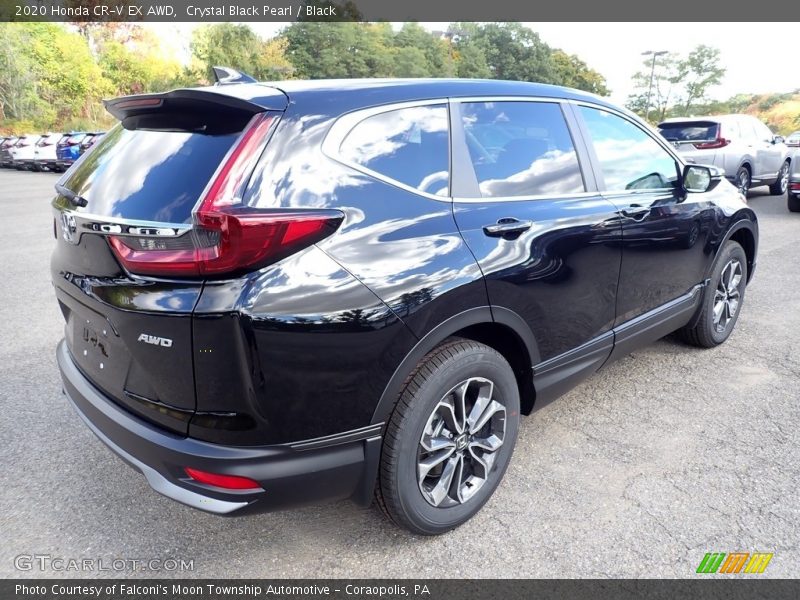 Crystal Black Pearl / Black 2020 Honda CR-V EX AWD