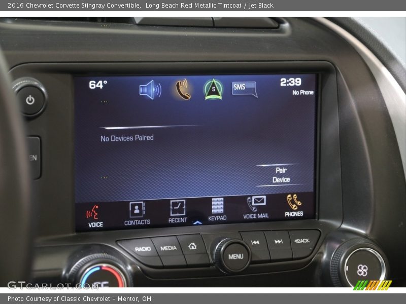 Long Beach Red Metallic Tintcoat / Jet Black 2016 Chevrolet Corvette Stingray Convertible