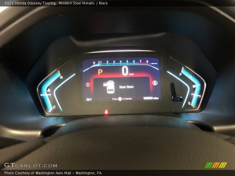 Modern Steel Metallic / Black 2021 Honda Odyssey Touring