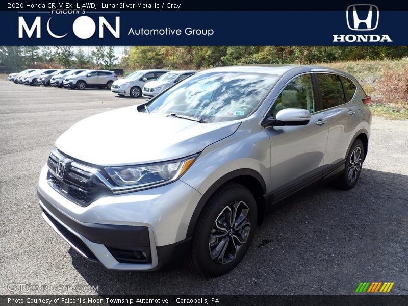 Lunar Silver Metallic / Gray 2020 Honda CR-V EX-L AWD