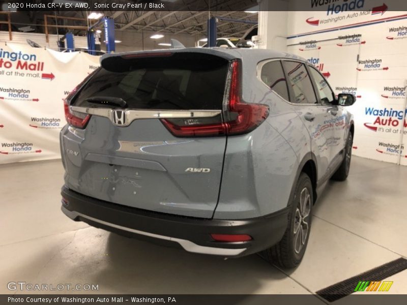 Sonic Gray Pearl / Black 2020 Honda CR-V EX AWD