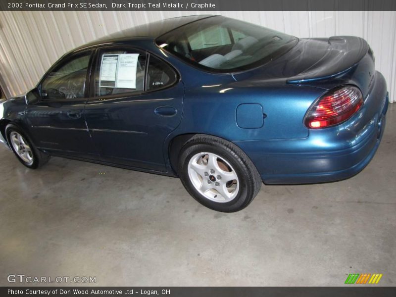 Dark Tropic Teal Metallic / Graphite 2002 Pontiac Grand Prix SE Sedan