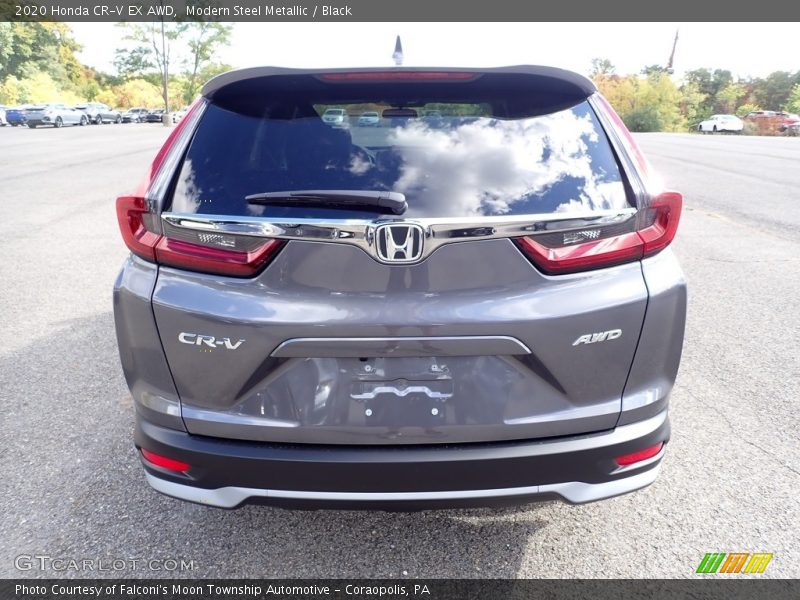 Modern Steel Metallic / Black 2020 Honda CR-V EX AWD