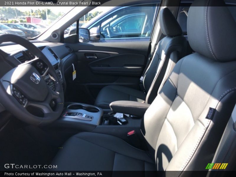 Crystal Black Pearl / Black 2021 Honda Pilot EX-L AWD
