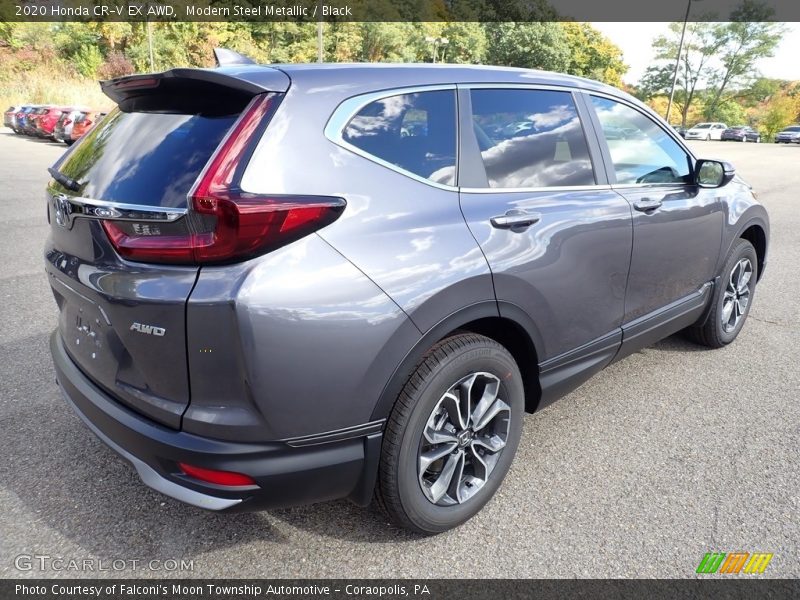 Modern Steel Metallic / Black 2020 Honda CR-V EX AWD