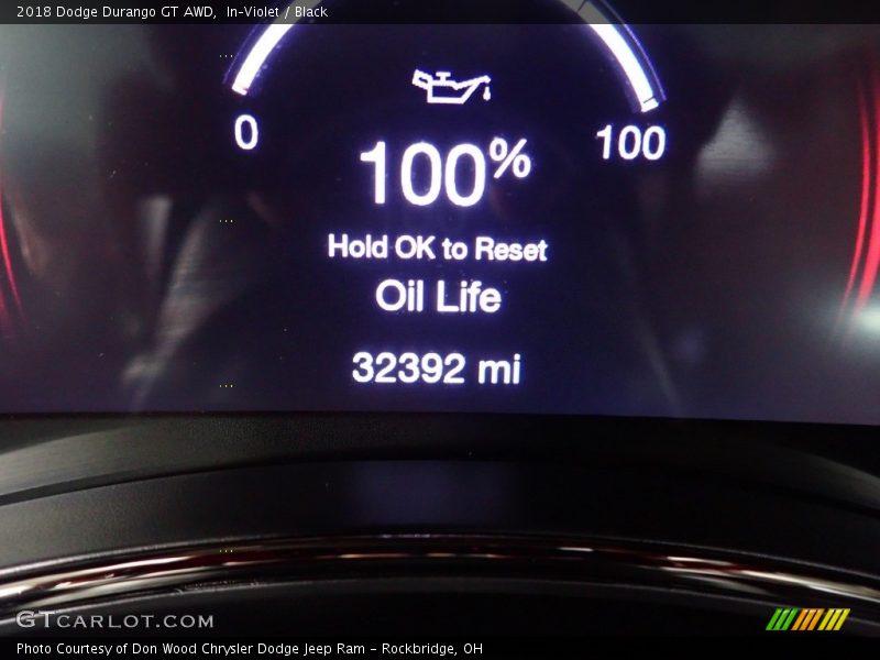 In–Violet / Black 2018 Dodge Durango GT AWD